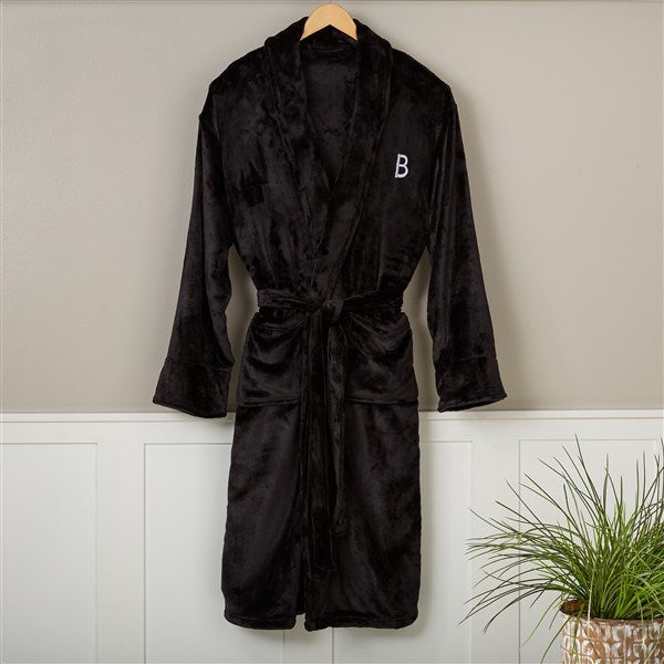 Embroidered Men's Luxury Fleece Robe Just For Him Name Romantic Gifts