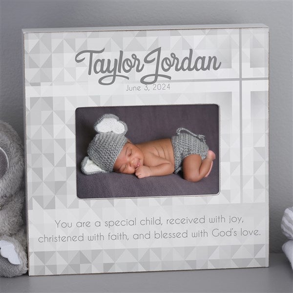 Personalized Christening Photo Frame - May You Be Blessed - 14931