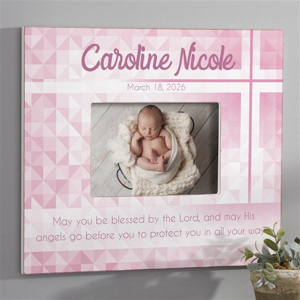 Personalized Christening Photo Frame - May You Be Blessed