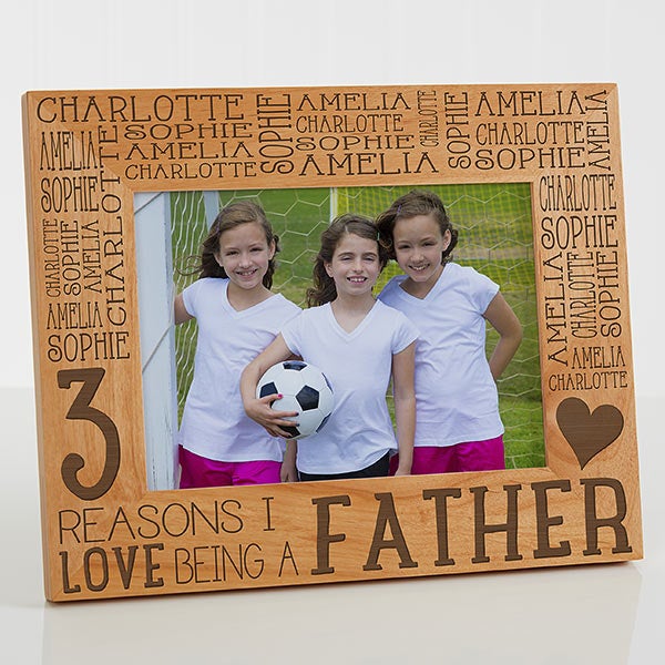 Personalized Wood Picture Frame For Him - Reasons Why - 14946