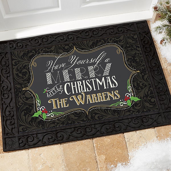 Personalized Doormat - Merry Little Christmas - 14987