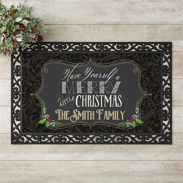 Personalized Doormat - Merry Little Christmas - 14987