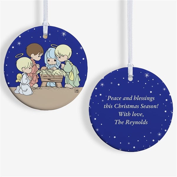 Personalized Precious Moments Nativity Christmas Ornament - 14996