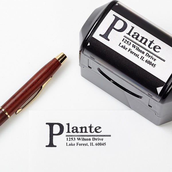 Self-Inking Personalized Return Address Stamps - Tipani - 1500
