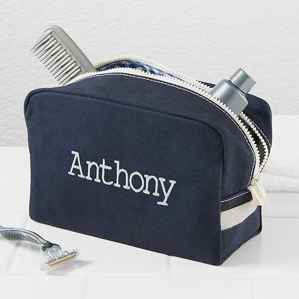 Personalized Men's Toiletry Bag. Toiletry Bag for Him.