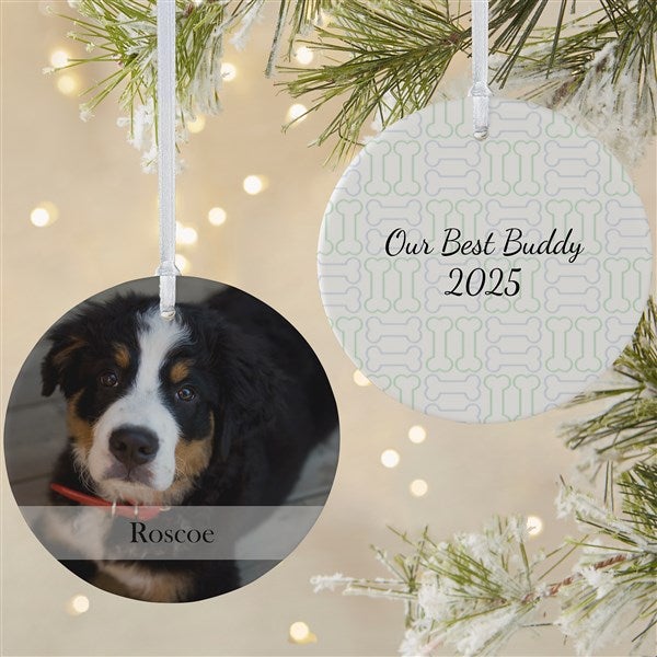 Personalized Pet Christmas Ornament - 2-Sided Pet Photo - 15249