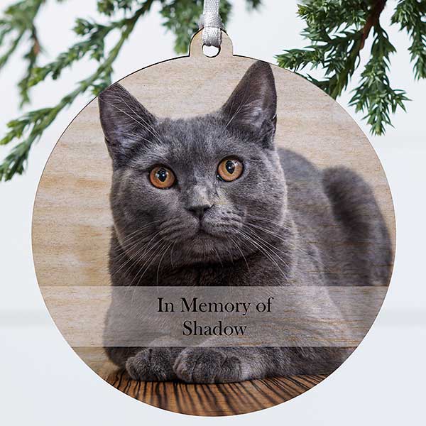 Personalized Pet Christmas Ornament - 2-Sided Pet Photo - 15249