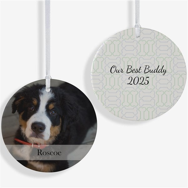 Personalized Pet Christmas Ornament - 2-Sided Pet Photo - 15249