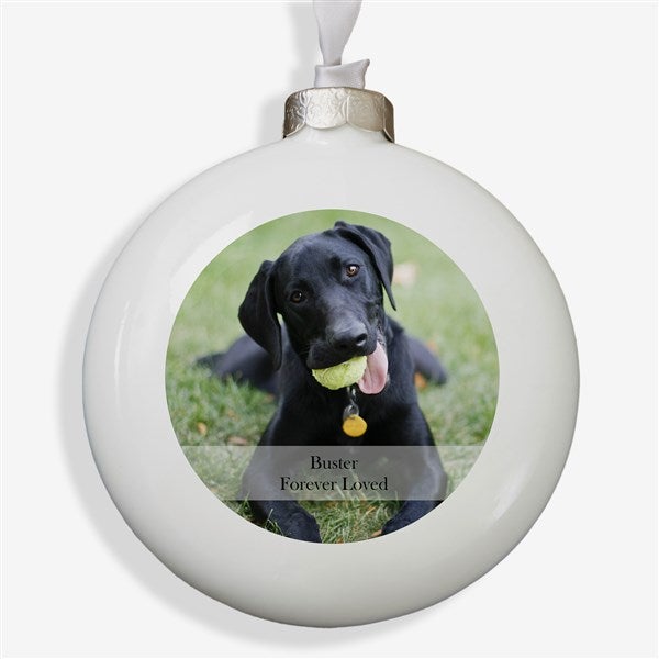 Personalized Pet Christmas Ornament - 2-Sided Pet Photo - 15249