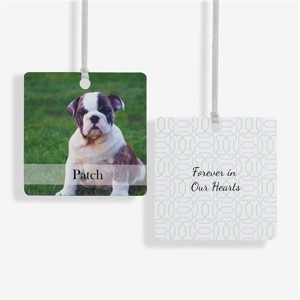 Personalized Pet Christmas Ornament - 2-Sided Pet Photo - 15249
