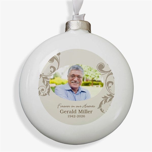Personalized Photo Memorial Christmas Ornament - In Loving Memory - 2-Sided - 15250