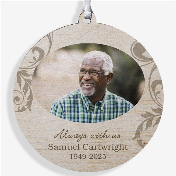 Personalized Photo Memorial Christmas Ornament - In Loving Memory - 2-Sided - 15250