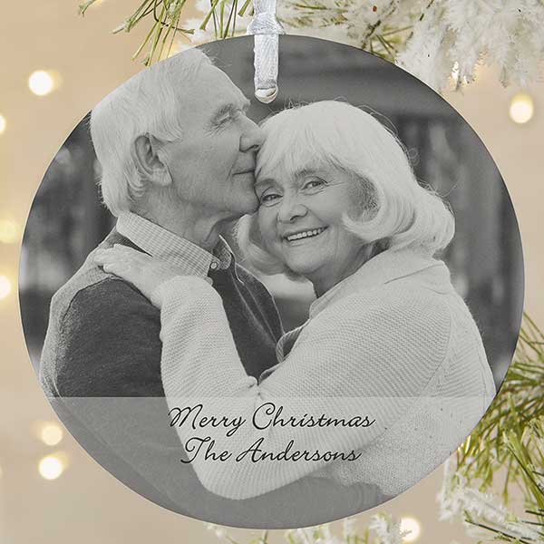 Personalized 2-Sided Photo Ornament - 15254