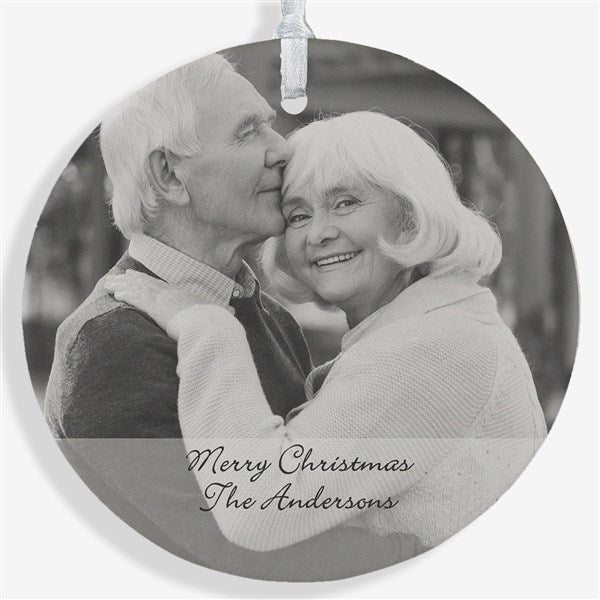 Personalized 2-Sided Photo Ornament - 15254