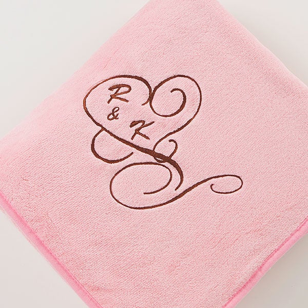 Personalized Couple In Love Blanket Black