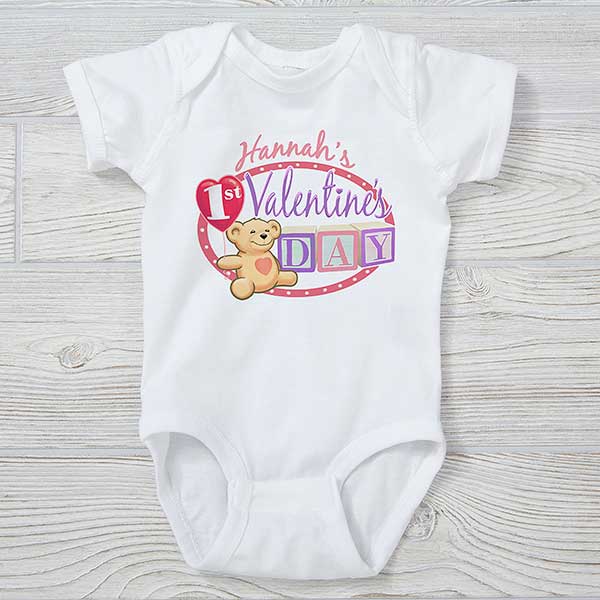 Personalized Baby's First Valentine's Day Apparel - 15307