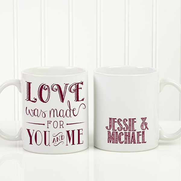 Personalized Romantic Coffee Mug - How Much You Mean to Me