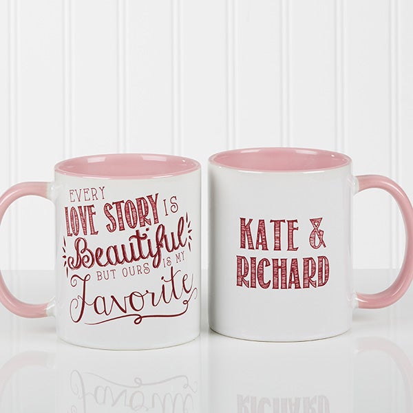 Personalized Romantic Coffee Mug - Love Quotes - 15316