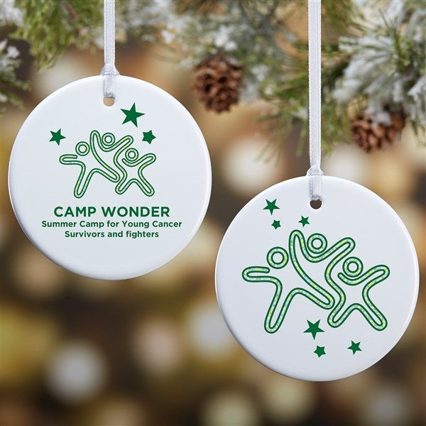 Personalized Logo Christmas Ornaments - 2 Sided - 15334