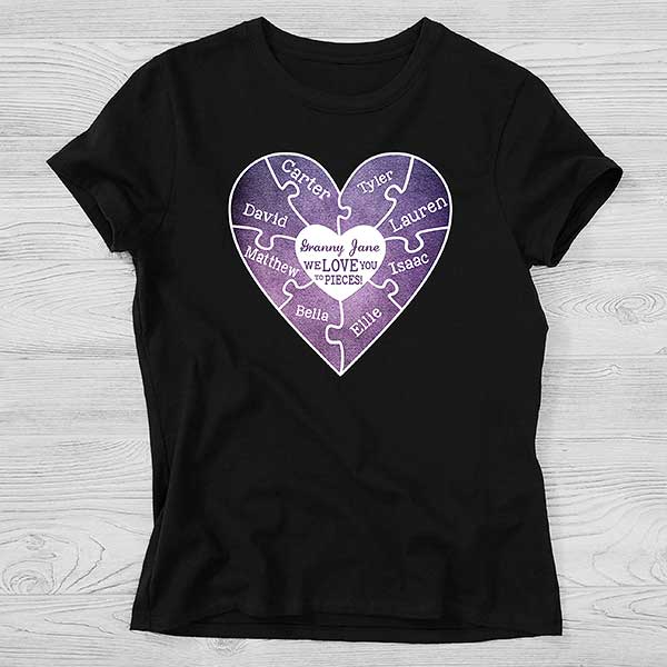 Personalized Apparel - We Love You To Pieces - 15365