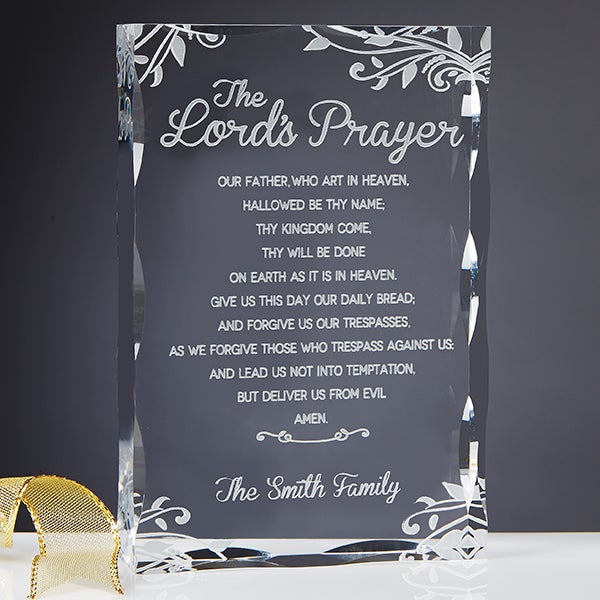 The Lord's Prayer (Maybe do this with the marker/contact paper