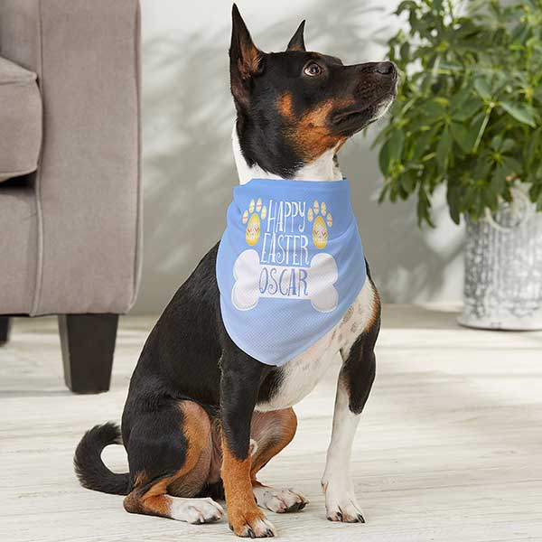 Personalized Spring Dog Bandana - Easter - 15373