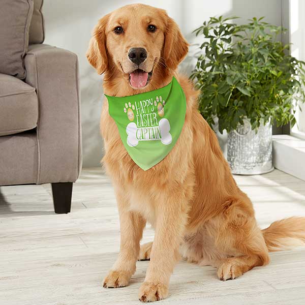 Personalized Spring Dog Bandana - Easter - 15373