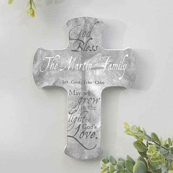 Personalized Wall Cross - Grow In God's Love - 15386