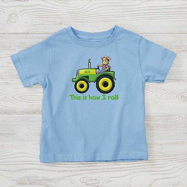 Personalized Kids Clothes - Farm Tractor - 15414