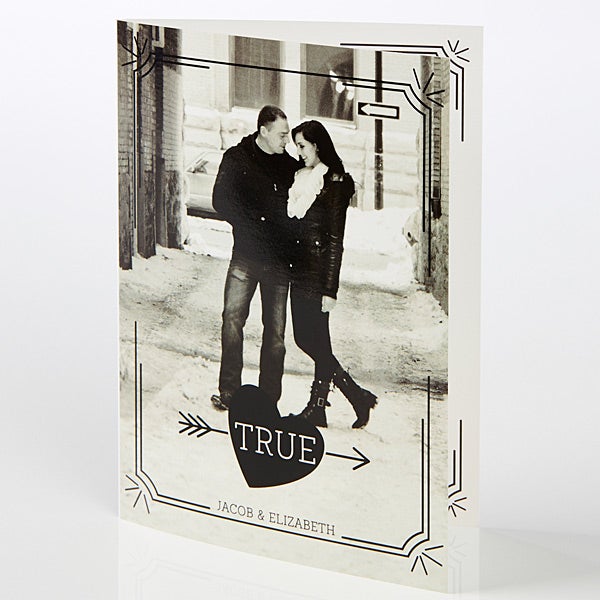 Personalized Photo Greeting Card - True Love - 15525