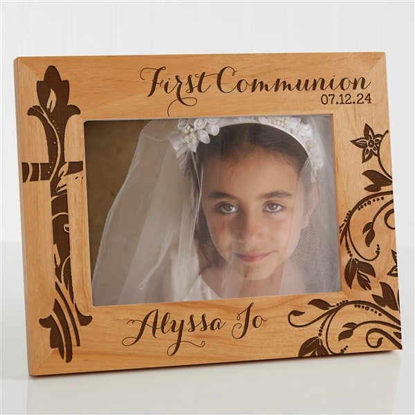 Personalized First Communion Picture Frame 5x7