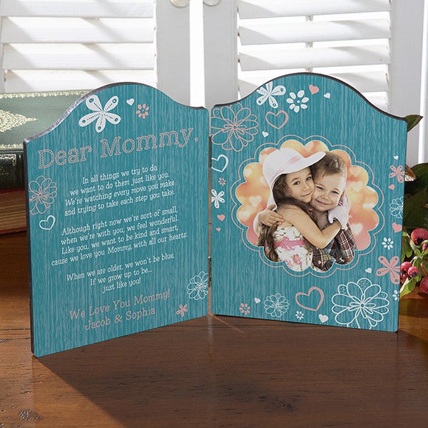 Personalized Photo Plaque - Dear Mommy - 15564