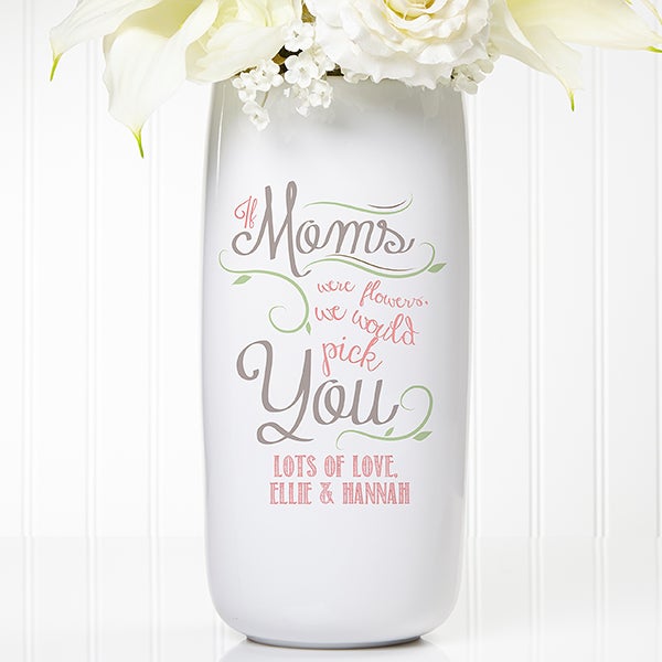 Personalized Ceramic Vase - Loving Words To Her - 15565
