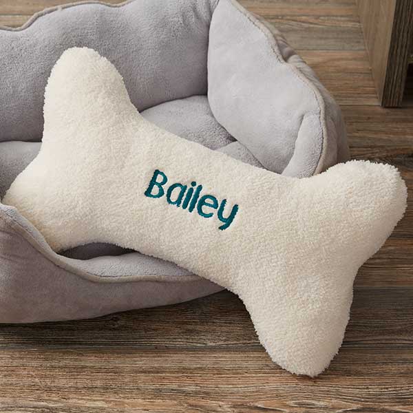 Personalized Dog Bone Pet Pillow Large Pet Gifts