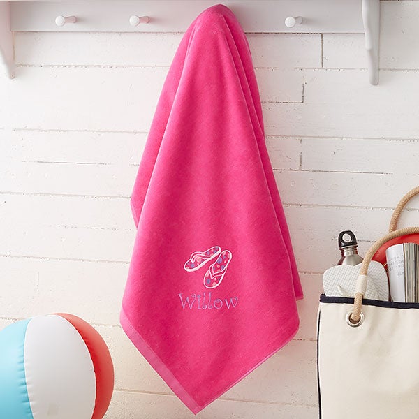 Embroidered Beach Towels - Beach Fun! - 15603