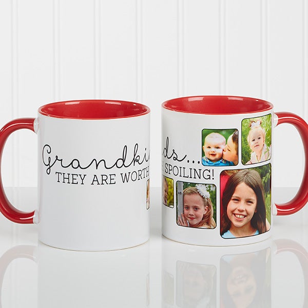 Personalized Photo Coffee Mug For Her - They're Worth Spoiling - 15625