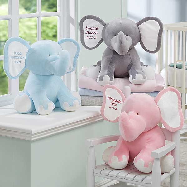 jumbo plush elephant