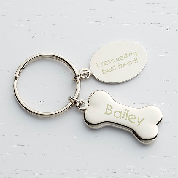 I Love My Dog Clear Plastic Key Ring Size Choice New