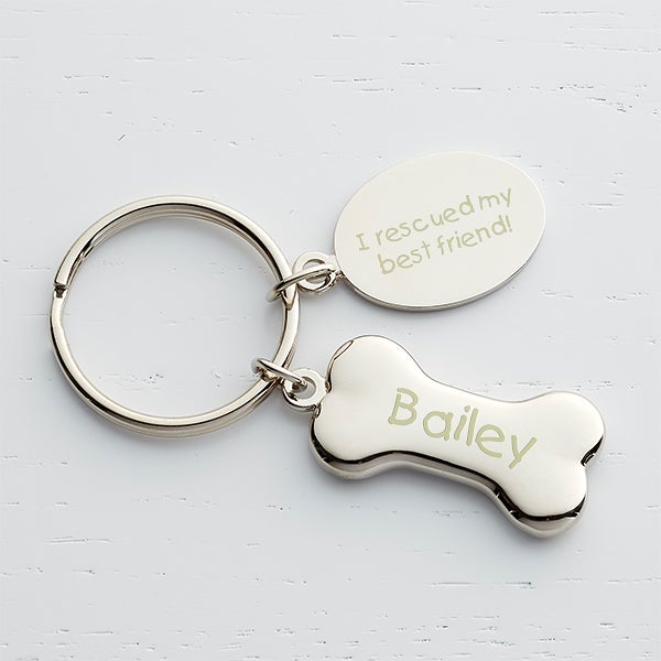 dog charm keychain