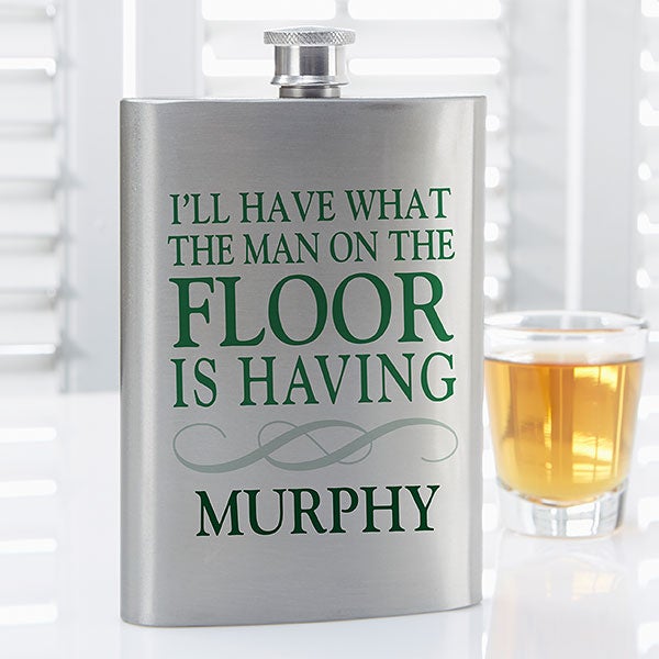 Irish Quotes Custom Name Personalized Flask