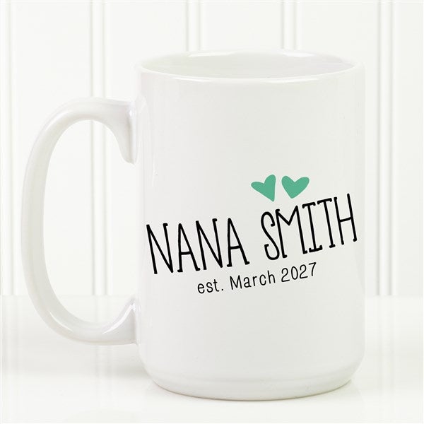 Personalized Coffee Mug - Grandparent Established - 15784