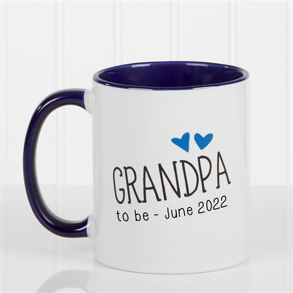 personalizec Grandparent Coffee Mugs,Grandpa Coffee Mug Cups Grandma Coffee Mugs 11oz Best Grandma and Grandpa Coffee Mugs