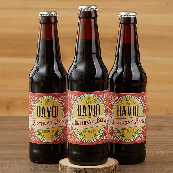 Personalized Beer Bottle Labels - His Brew - 15803