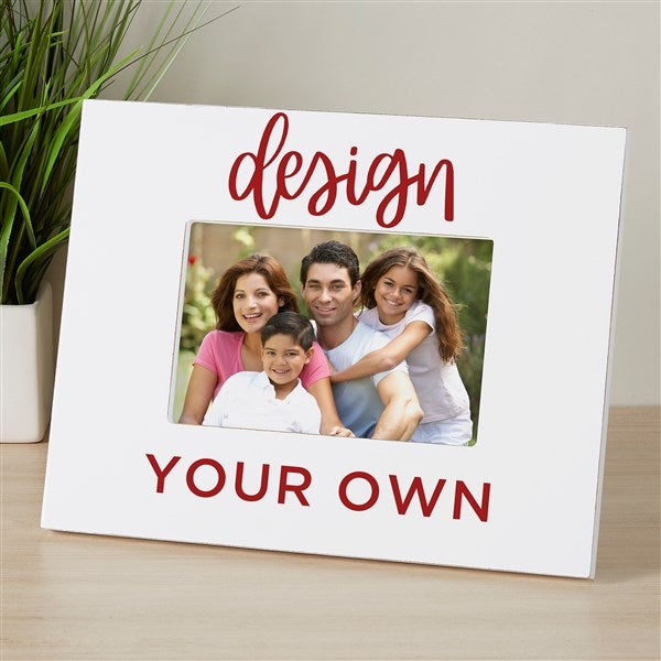 Personalized 4x6 Horizontal Wood Picture Frames - Simplicity