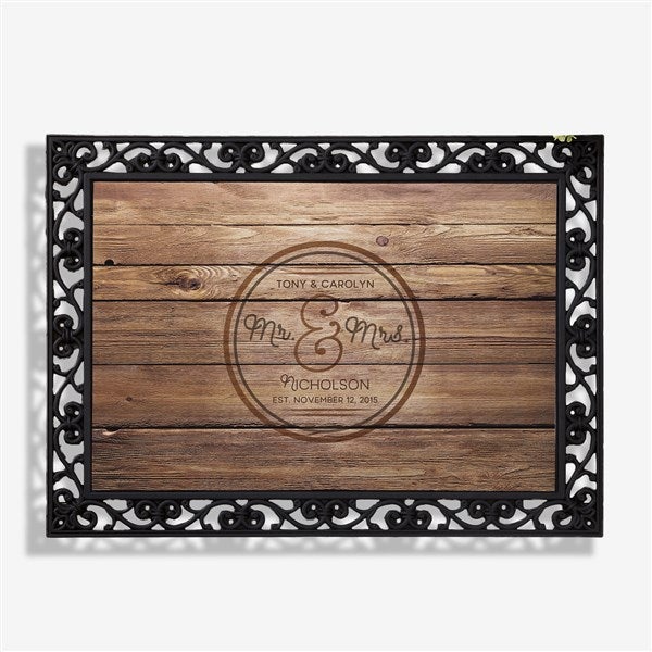 Personalized Wedding Doormat - Circle Of Love - 15962