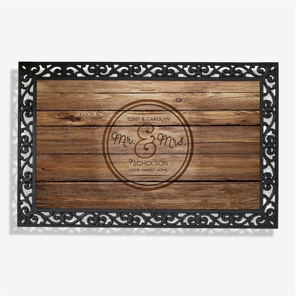 Personalized Wedding Doormat - Circle Of Love - 15962
