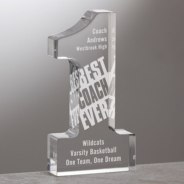 Baseball Coach Thank You Gift End of Season Award Plaque 