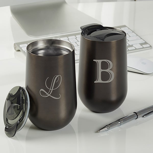 Initial Impressions Personalized Travel Tumbler
