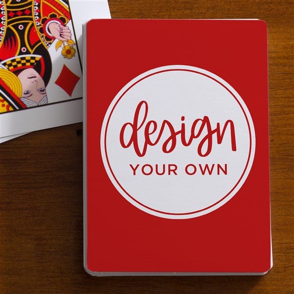 Design Your Own Personalized Playing Cards - 16139