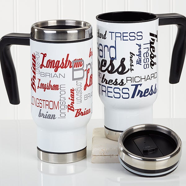 Personalized Commuter Mug Signature Style For Him